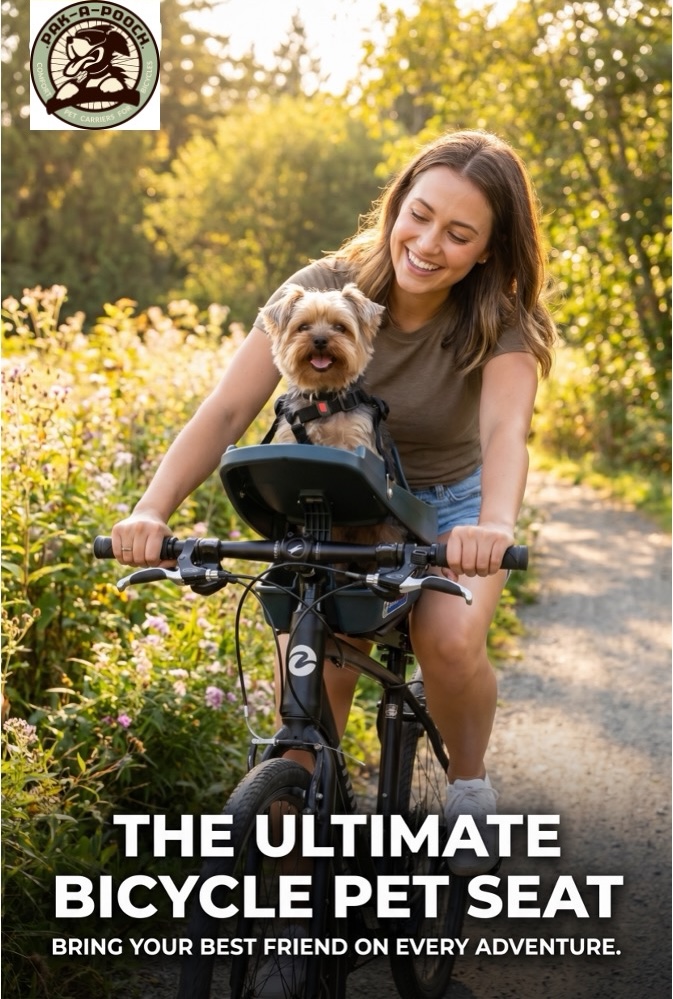 Pak-a-Pooch (Pet Carrier) comes with detachable mount and booster seat