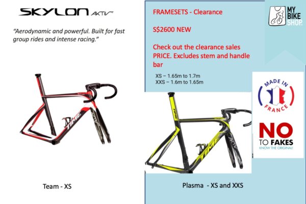 TIME Frame Set Skylon with Aktiv fork (EXPORT) and Final Clearance