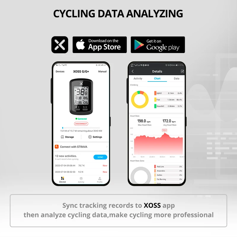 XOSS G+ Cyclometer Clearance - Image 3